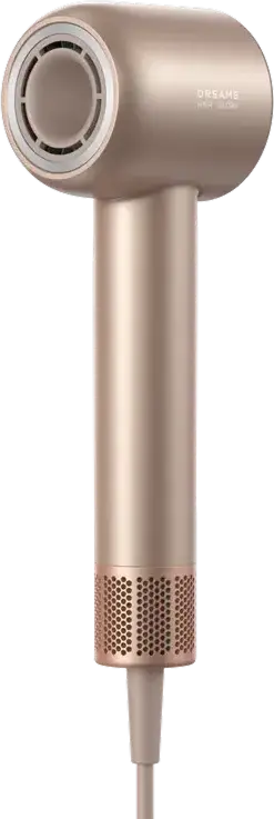 Uscător de păr Dreame Glory Mix AHD18 1600W 110,000 RPM cu Ionizare Negativă, 4 Setări Temperatură, 3 Acsesorii Magnetice, Auriu