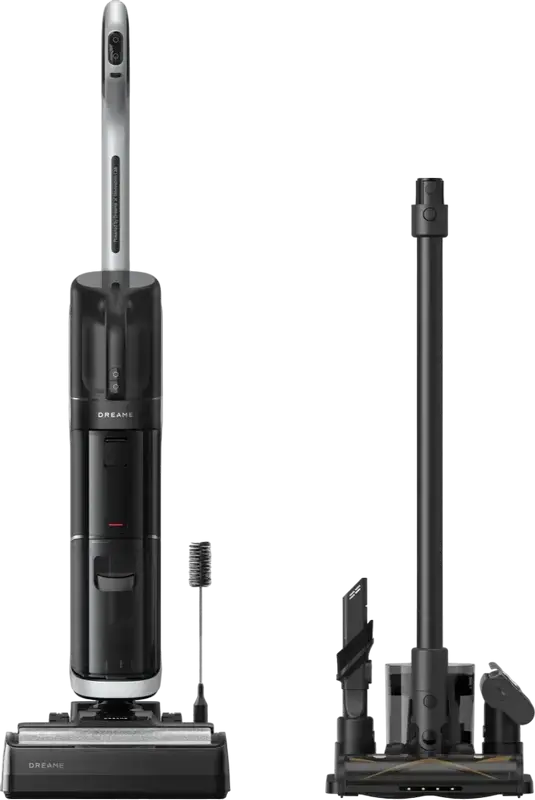 Dreame H14 Dual 5-in-1 Wet & Dry Vacuum Cleaner, 18 kPa Suction, 180 Degree Lie-Flat, 60C Hot Air Drying, 4900 mAh Battery, Dreamehome App, Black