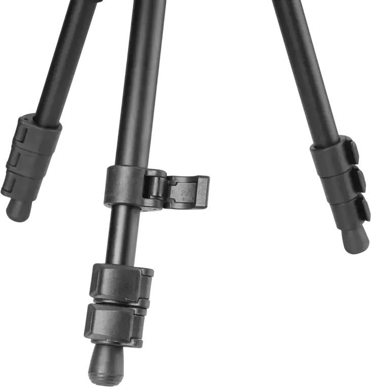 Vanguard VESTA GO 264AV12 Aluminium Tripod with VEO PV-12 2-Way Video Head, 164cm Max Height, 6kg Load, Arca-type Plate, Smartphone Adaptor, Black