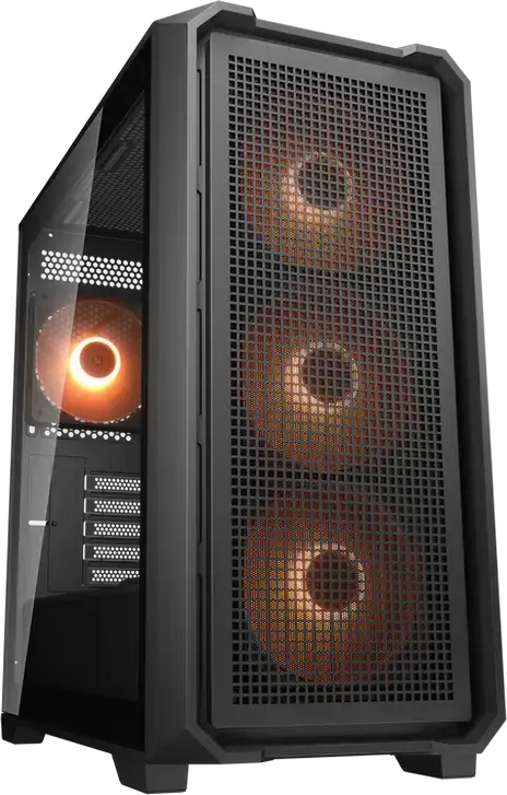 Carcasă PC Cougar MX600 Mini V2 Pro, Mini-Tower, Fără PSU, Negru