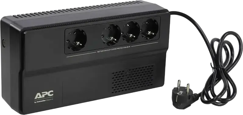 APC Easy UPS BV800I-GR Line-Interactive Uninterruptible Power Supply, 800VA/450W, Automatic Voltage Regulation (AVR), 4 Schuko Outlets, Black