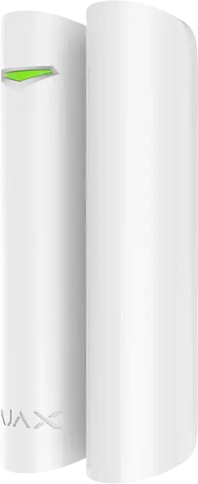 Ajax DoorProtect Wireless Magnetic Opening Detector, White, Jeweller Two-Way Radio Communication, 2000m Range, Reed Switch Sensor for Doors and Windows