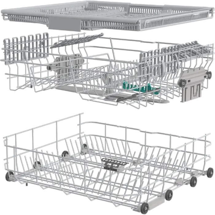 Gorenje GS643E90X GS643D90X Freestanding Dishwasher, Stainless Steel, 16 Place Settings, 3 Baskets, FlexUse Loading, UltraClean, Silent, 59.9 cm Width, Energy Class E