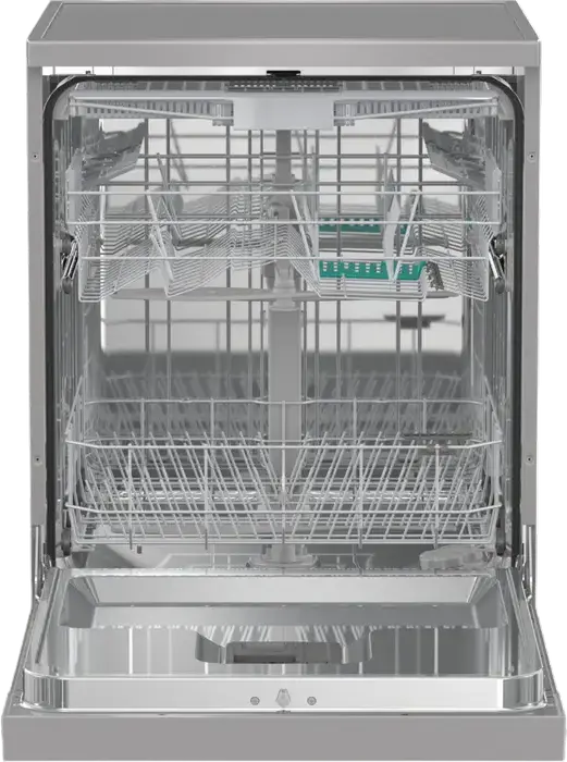 Gorenje GS643E90X GS643D90X Freestanding Dishwasher, Stainless Steel, 16 Place Settings, 3 Baskets, FlexUse Loading, UltraClean, Silent, 59.9 cm Width, Energy Class E