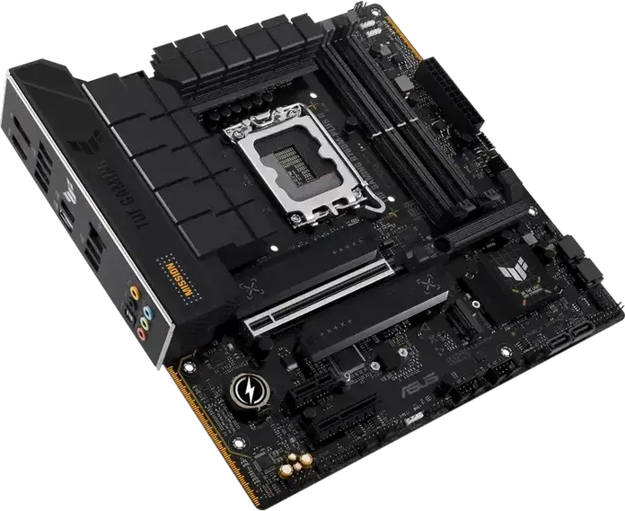 ASUS TUF GAMING B760M-PLUS II Micro-ATX Motherboard LGA1700 Intel B760 DDR5 192GB 7800MHz PCIe 5.0 x16 3x M.2 Slots Realtek 2.5Gb Ethernet