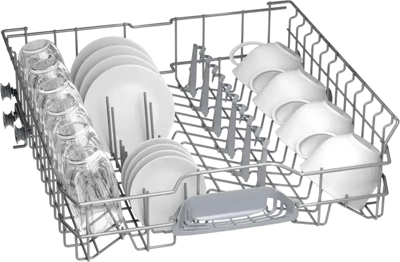Bosch Serie 2 SMV24AX04E Built-in Dishwasher, 12 Place Settings, Energy Class E, 4 Programs, InfoLight Floor Projection, Heat Exchanger Drying, Grey