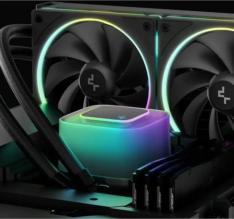 Cooler CPU cu lichid Deepcool LE360 PRO 360mm, Negru, ARGB, 3 ventilatoare PWM de 120mm, Radiator Aluminiu, Compatibil Intel LGA1851/1700/1200/115X si AMD AM5/AM4
