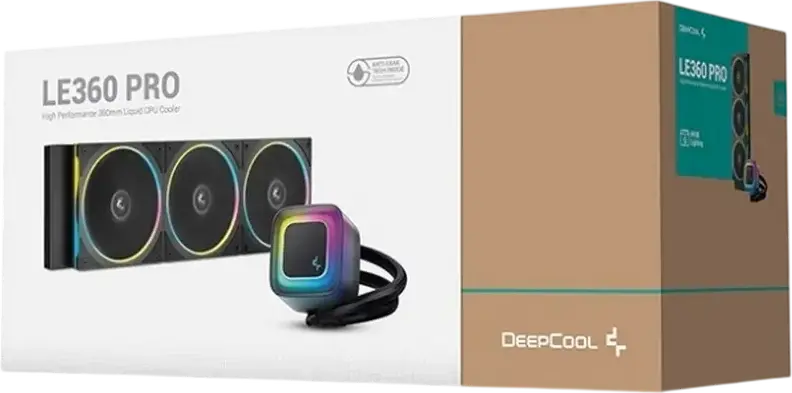 Cooler CPU cu lichid Deepcool LE360 PRO 360mm, Negru, ARGB, 3 ventilatoare PWM de 120mm, Radiator Aluminiu, Compatibil Intel LGA1851/1700/1200/115X si AMD AM5/AM4