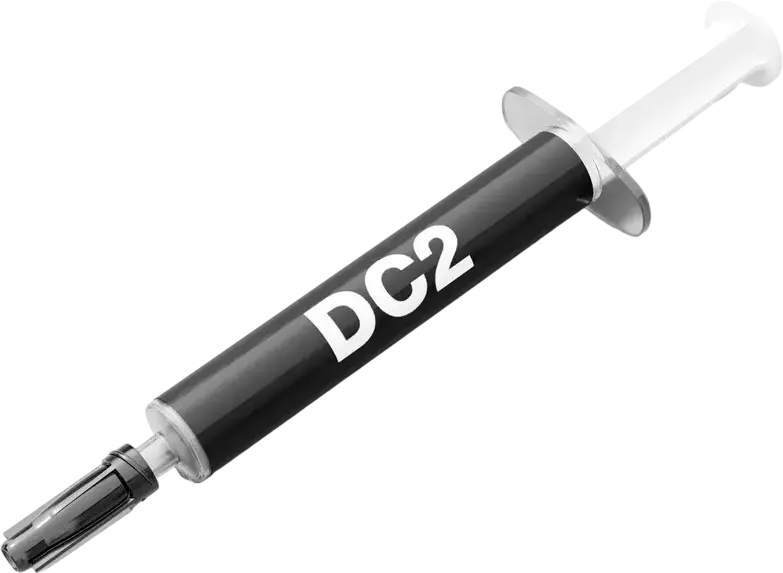 be quiet! DC2 Thermal Paste, Non-Curing Compound, 7.5 W/mK Thermal Conductivity, Non-Conductive, 3g Syringe with Spatula for CPU and GPU