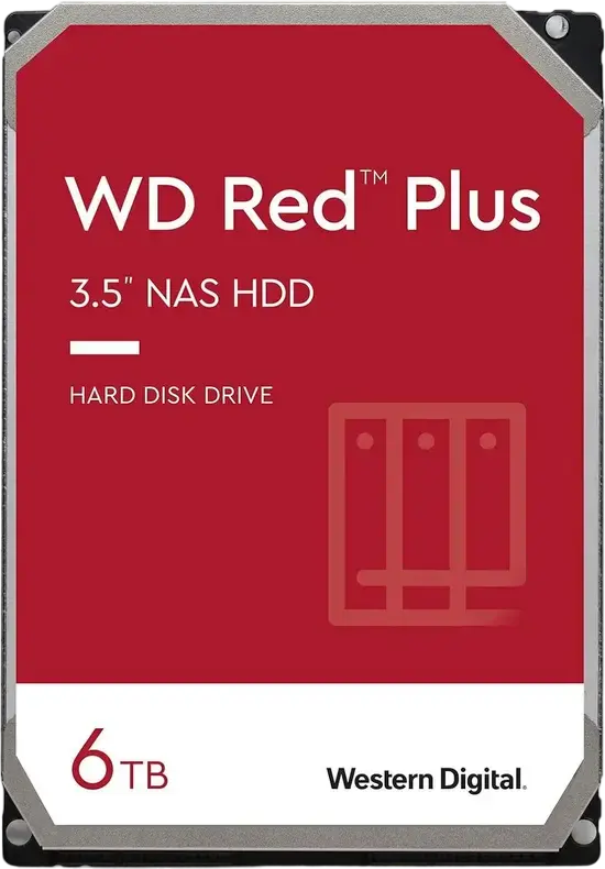 Unitate HDD Western Digital WD Red Plus, 3.5", 6 TB <WD60EFPX>