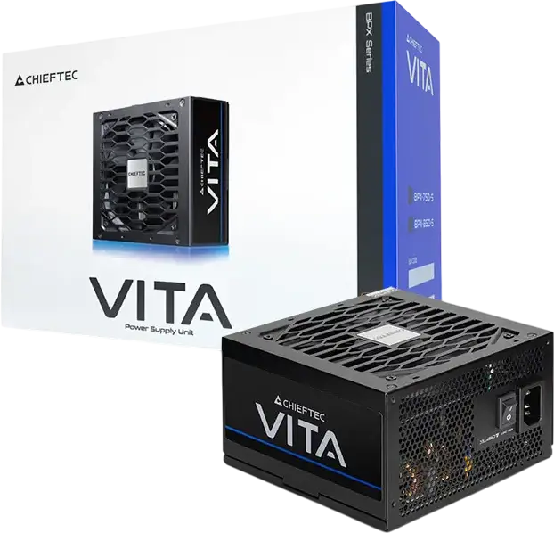 Chieftec Vita SM3 BPX-850-C 850W Power Supply, 80 Plus Bronze, Semi-modular, ATX 3.1, PCIe Gen 5, Active PFC, 120mm Fan, Black