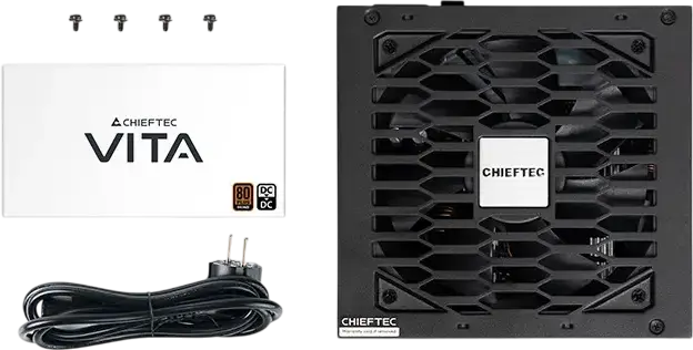 Chieftec Vita SM3 BPX-850-C 850W Power Supply, 80 Plus Bronze, Semi-modular, ATX 3.1, PCIe Gen 5, Active PFC, 120mm Fan, Black