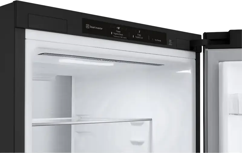 LG GBV5240DEP Freestanding Combi Refrigerator, Total NoFrost, DoorCooling+, Inverter Compressor, 387L Net Volume, Bottom Freezer, Black, 203x59.5x68.2 cm