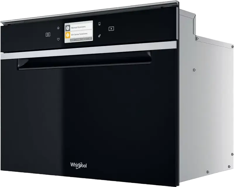 Cuptor cu microunde Whirlpool W11I MW161 Incorporabil 40L, 900W, Grill Quartz 1600W, Convectie, 6th Sense, Ecran Tactil TFT, Wi-Fi, Crisp, JetDefrost 3D