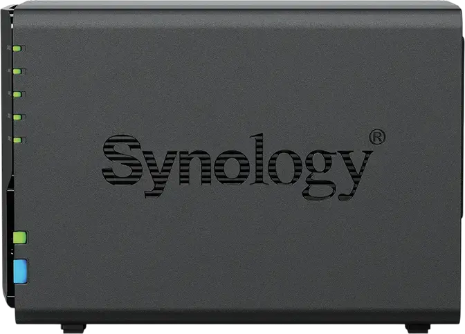 Сетевое хранилище Synology DS225+ NAS DiskStation на 2 отсека, Intel Celeron J4125 4-ядра 2.7ГГц, 2ГБ DDR4, LAN 1Гбит/с и 2.5Гбит/с, USB 3.2 Gen 1, черный