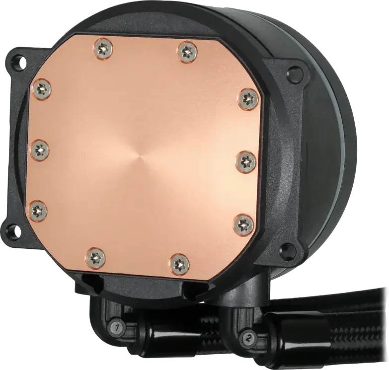 Cooler lichid AIO Cougar Poseidon Elite ARGB 240, CGR-PSDELRGB-B-240, Design Infinity Mirror, 2 ventilatoare PWM de 120mm, Placa de cupru, LGA 1700/1851 AM4/AM5