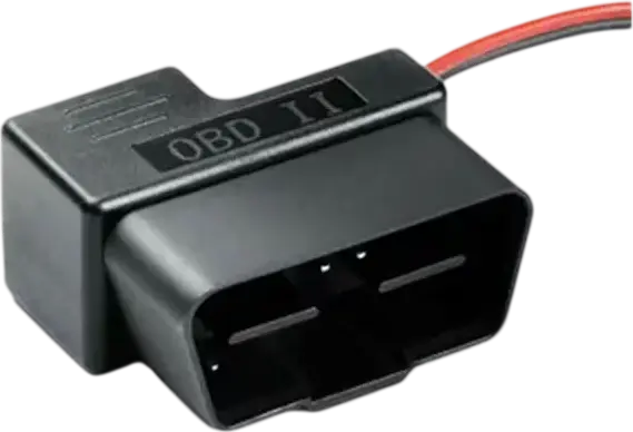 70mai OBD-II Hardwire Kit, Permanent Power Supply for Parking Surveillance, OBD-II to USB Type-C, 12V-30V Compatible, 5V 2.4A, 4m Cable, Black