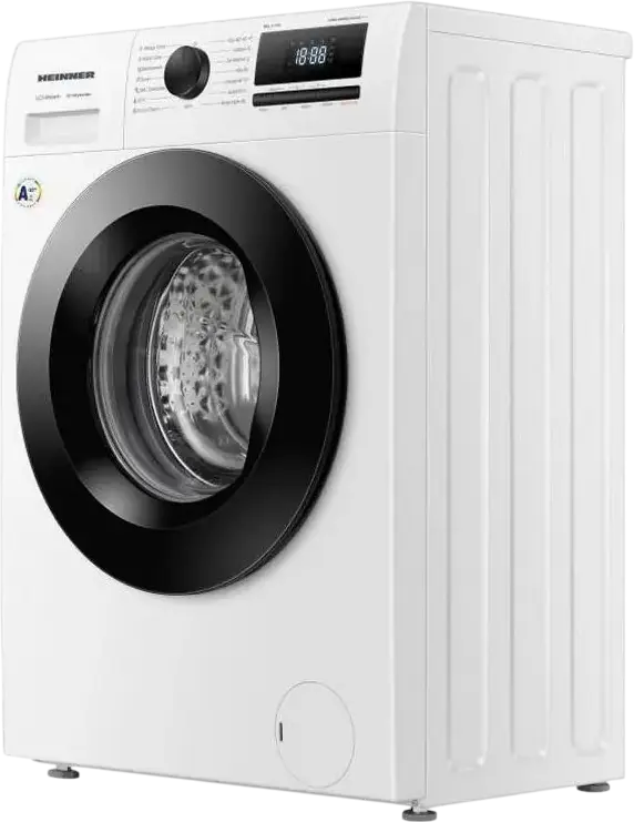 Стиральная машина Heinner HWM-HME9014IVA10+++ с фронтальной загрузкой, 9 кг, 1400 об/мин, инверторный двигатель, очистка паром, 15 программ, класс A-10%, белая