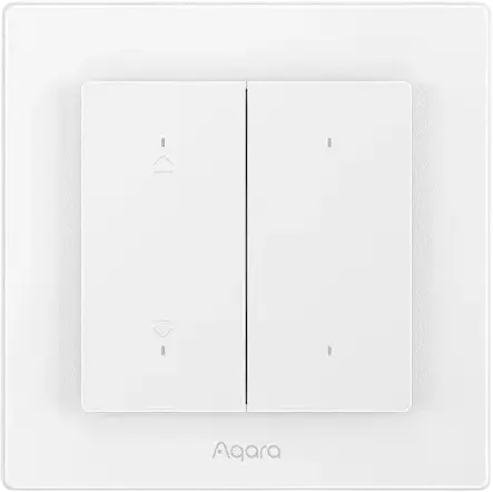 Comutator inteligent AQARA Shutter Switch H2, Alb