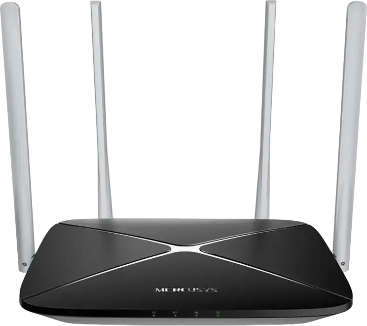 Router fără fir MERCUSYS AC12, Negru