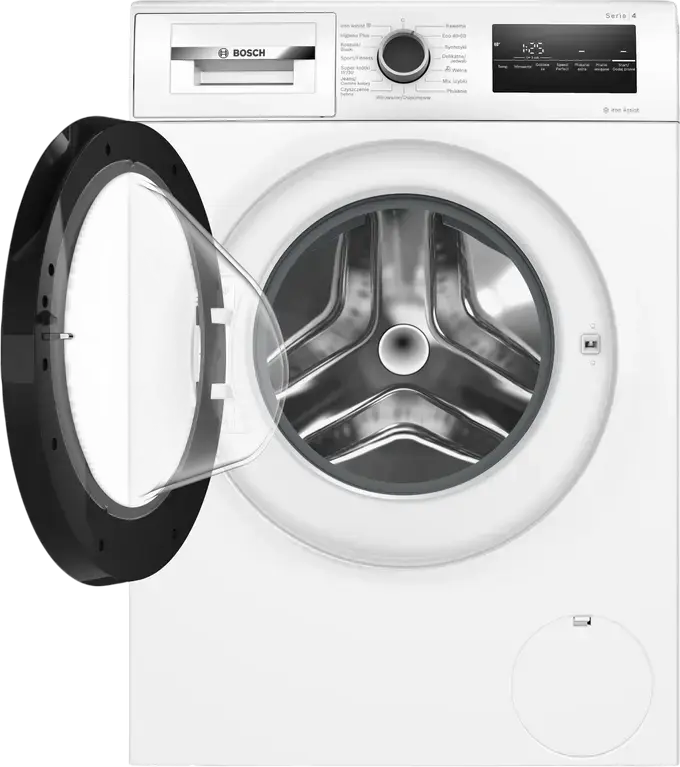 Masina de spalat rufe Bosch Serie 4 WAN2827NPL cu incarcare frontala, 9kg, Clasa Energetica A, 1400 rpm, Motor Inverter, Curatare cu Aburi, Alba