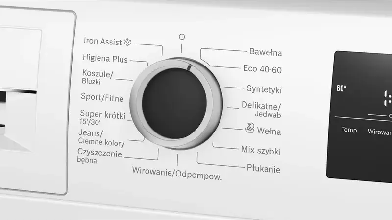 Masina de spalat rufe Bosch Serie 4 WAN2827NPL cu incarcare frontala, 9kg, Clasa Energetica A, 1400 rpm, Motor Inverter, Curatare cu Aburi, Alba