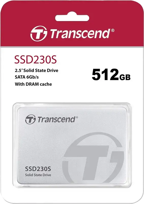 SSD Intern Transcend SSD230S 512GB 2.5" SATA III 6Gb/s, 3D NAND TLC, Citire pana la 560MB/s, Scriere pana la 500MB/s, Carcasa Aluminiu, TS512GSSD230S