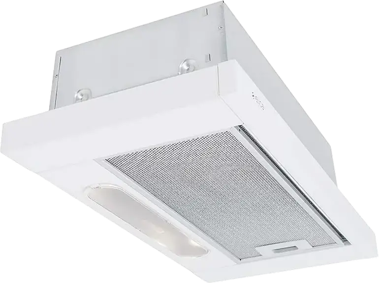 Hota Telescopica Incorporabila Elica Elite 14 LUX, Capacitate Maxima 650 m3/h, 3 Viteze, 2 Lampi LED, Carcasa Metalica, Alb, Latime 59.8 cm