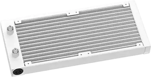 Cooler CPU Lichid AIO Deepcool LE240 PRO, Alb, Radiator Aluminiu 240mm, Dual Ventilatoare PWM FL12 SE, Iluminare ARGB, Tehnologie Anti-Scurgere, Intel LGA1851/1700/1200/115X, AMD AM5/AM4