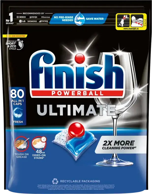 Tablete Finish Ultimate Fresh 80 buc