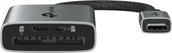 Cititor de carduri TP-LINK UA430C, USB Type-C, Gri