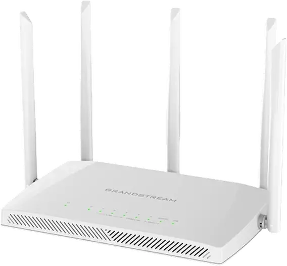 Grandstream GWN7062M Dual-band AX3000 Wi-Fi 6 Secure Router, 3 Gbps, 2.5G SFP/RJ45 WAN, 2.5G LAN, VPN Support, 4 Internal Antennas, White
