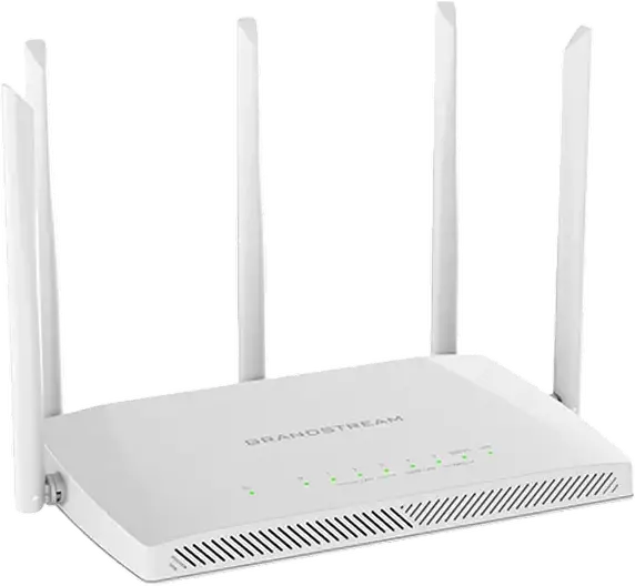 Grandstream GWN7062M Dual-band AX3000 Wi-Fi 6 Secure Router, 3 Gbps, 2.5G SFP/RJ45 WAN, 2.5G LAN, VPN Support, 4 Internal Antennas, White
