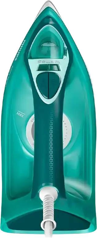 Philips DST3030/70 3000 Series Steam Iron, 2400W, Ceramic Soleplate, 180g/min Steam Boost, 300ml Tank, Vertical Steaming, Auto Shut-off, Green