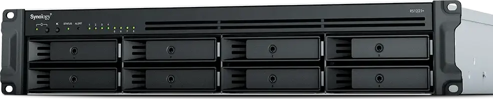 Stocare atașată la rețea SYNOLOGY RS1221RP+, Negru