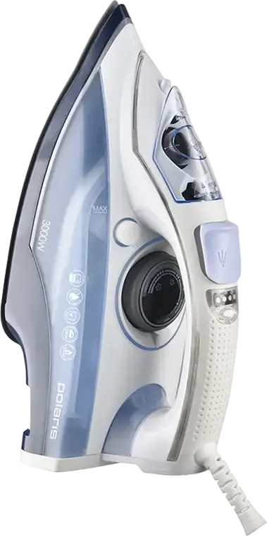 Polaris PIR3074SG Steam Generator Iron, 3000W, PRO 7 Anodized Aluminum Soleplate, 5 bar Pressure, 260 g/min Boost, Smart Heat Technology, Anti-Drip
