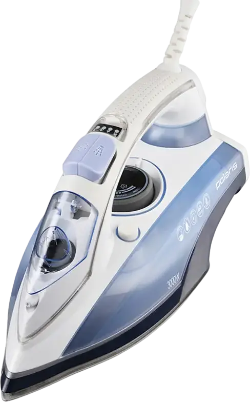 Polaris PIR3074SG Steam Generator Iron, 3000W, PRO 7 Anodized Aluminum Soleplate, 5 bar Pressure, 260 g/min Boost, Smart Heat Technology, Anti-Drip