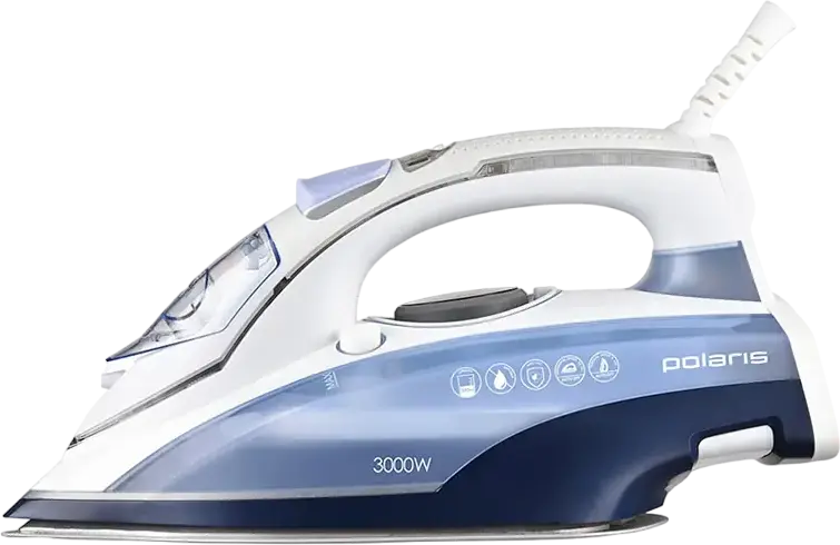Polaris PIR3074SG Steam Generator Iron, 3000W, PRO 7 Anodized Aluminum Soleplate, 5 bar Pressure, 260 g/min Boost, Smart Heat Technology, Anti-Drip