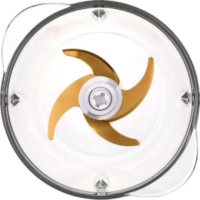 Toator de Alimente Stationar Ardesto CHK-4001W, 400W, Bol de Sticla 1L, Lame Duble din Otel Inoxidabil cu Strat de Titan, Protectie Supraincalzire, Alb