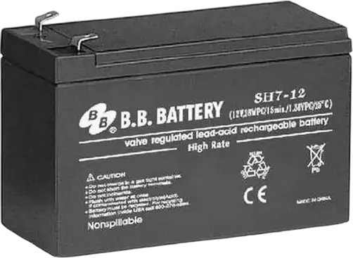 Baterie UPS B.B. AQBB12/7.0_T1, 12V 7