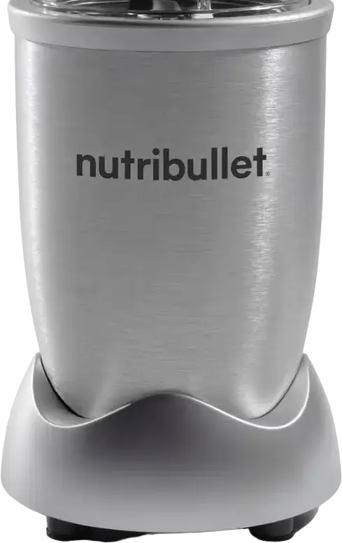 NutriBullet NB907S Pro 900 Personal Blender, 900W High Power, 0.9L Tritan Bowl, Stainless Steel 6-Arm Extraction Blade, Chopper Function, Silver
