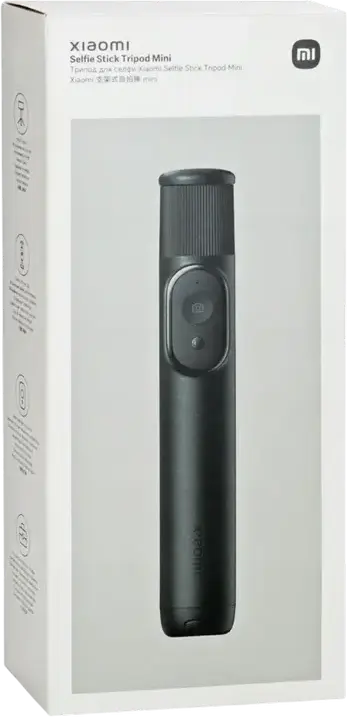 Xiaomi Mi Selfie Stick Tripod with Bluetooth Remote Control, Foldable Aluminum Design, 52 cm Length, Black