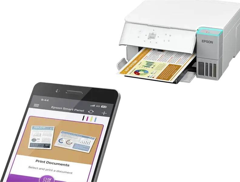 Imprimanta Multifunctionata Epson EcoTank L4367, Printare Scanare Copiere, PrecisionCore, Wi-Fi Direct, Duplex Automat, 4800x1200 DPI, LCD Color 3.7cm