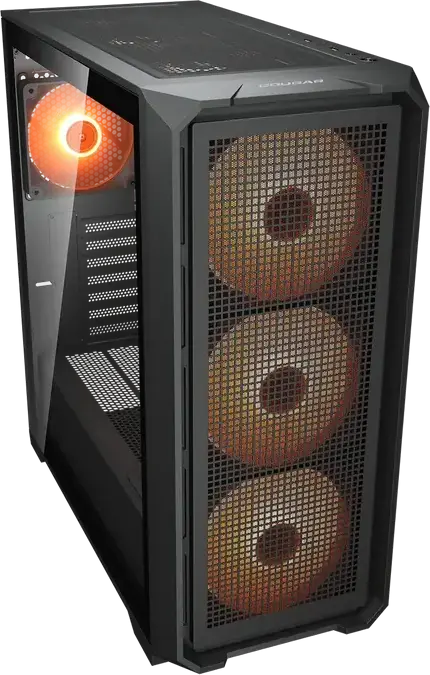 Carcasă PC Cougar MX600 Air PRO, Midi-Tower, Fără PSU, Negru