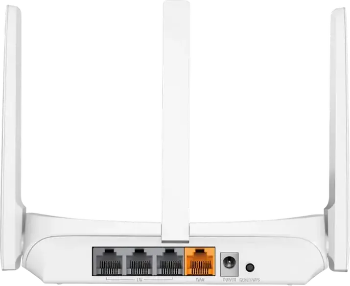 Router Wireless Mercusys MW305R 300 Mbps 2.4 GHz, 3 Antene 5dBi, 3 Porturi LAN, Moduri Router/Extensor Range/AP/WISP, Control Parental, Alb