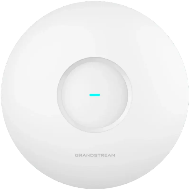Grandstream GWN7670 Wi-Fi 7 Wireless Access Point, Dual-band 802.11be, 2x 2.5Gbps Ports, 2x2 MU-MIMO, 4096 QAM, PoE+ 802.3at, Wall-mountable, White