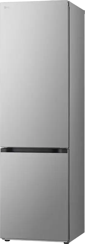 Frigider Combinat LG GBV3200DSW, Congelator Jos, Total No Frost, Compresor Smart Inverter, Volum Net 387L, DoorCooling+, LinearCooling, Argintiu