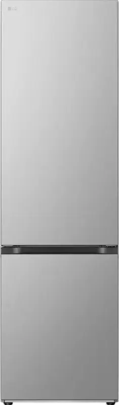 Frigider Combinat LG GBV3200DSW, Congelator Jos, Total No Frost, Compresor Smart Inverter, Volum Net 387L, DoorCooling+, LinearCooling, Argintiu