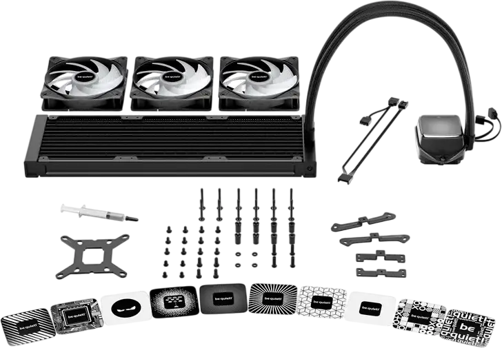 Răcitor lichid AIO be quiet! Pure Loop 3 LX 360mm, 3 ventilatoare ARGB Light Wings LX 120mm PWM, Baza de Cupru, Intel LGA 1851/1700/1200/115x & AMD AM5/AM4