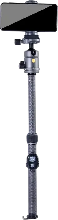 Vanguard VEO 3 GO 235 Carbon Fiber Tripod, Blue, 135cm Max Height, 4.5kg Load Capacity, 5-Section Legs, Monopod Conversion, Arca-Swiss Compatible